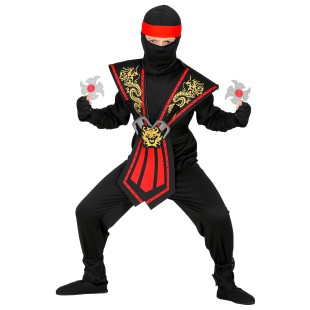 Panoplie complète de guerrier ninja avec déguisement et accessoires 2