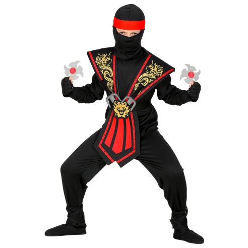 Panoplie complète de guerrier ninja avec déguisement et accessoires