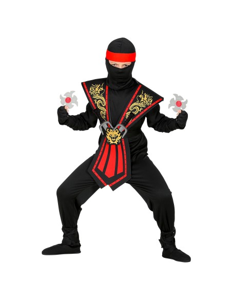 Panoplie complète de guerrier ninja avec déguisement et accessoires