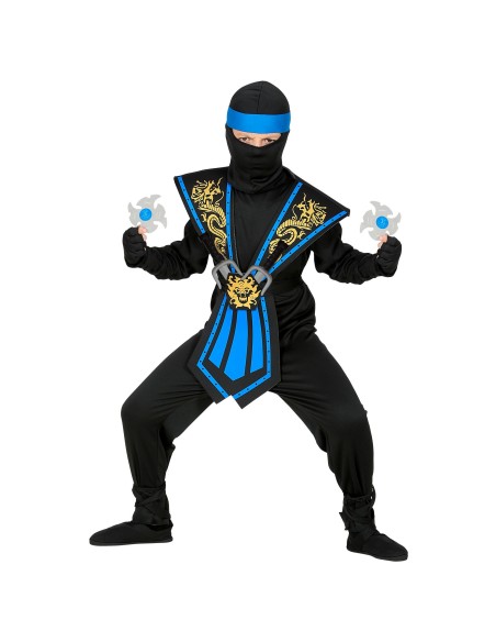 Panoplie complète de guerrier ninja avec déguisement et accessoires