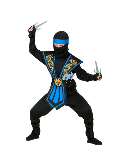 Panoplie complète de guerrier ninja avec déguisement et accessoires