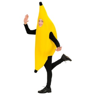 Déguisement combinaison de banane pour enfant costume thème fruit