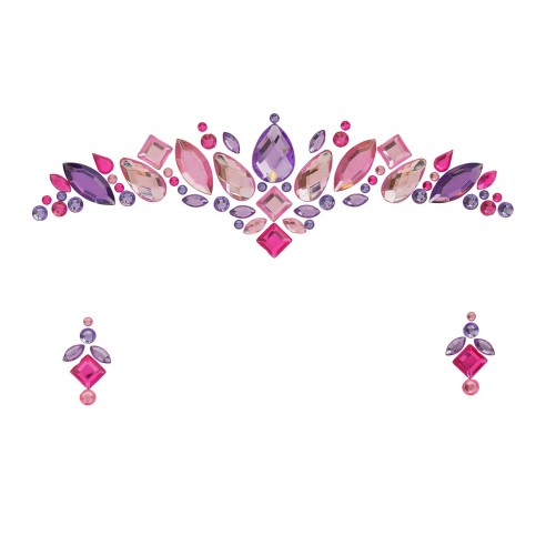 Strass maquillage visage princesse petits diamants scintillants