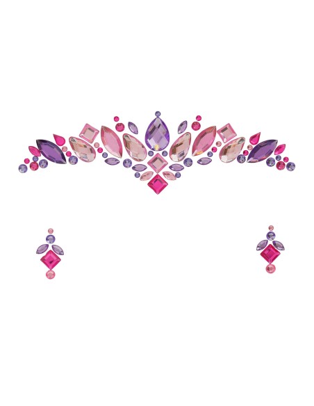 Strass maquillage visage princesse petits diamants scintillants