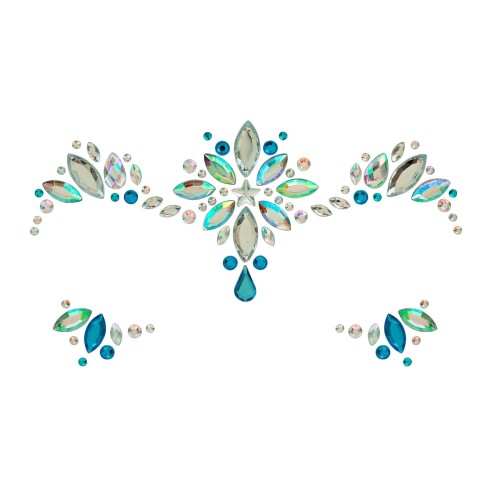 Strass visage maquillage princesse des glaces