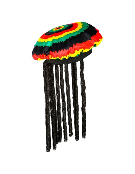 Bonnet rasta Bob Marley aux couleurs de la Jamaïque avec dreadlocks
