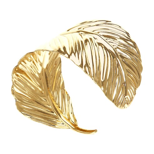 Bracelet style antiquité romain grec égyptien avec feuille d'or