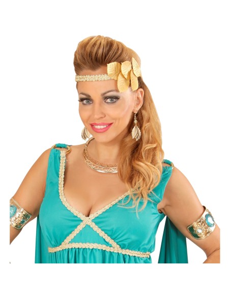 Collier romain or pour déguisement femme thème antiquité