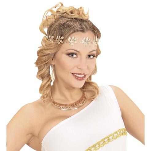 Collier romain or pour déguisement femme thème antiquité