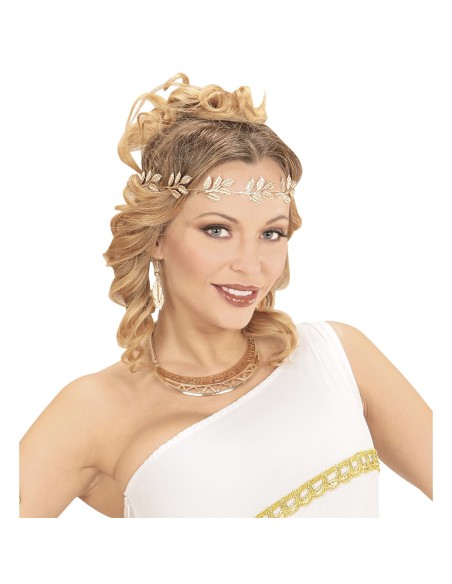 Collier romain or pour déguisement femme thème antiquité