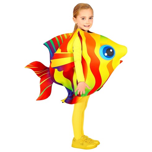 Déguisement de poisson tropical coloré pour carnaval enfant