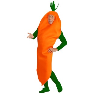 Déguisement de carotte pour homme et femme costume thème nature
