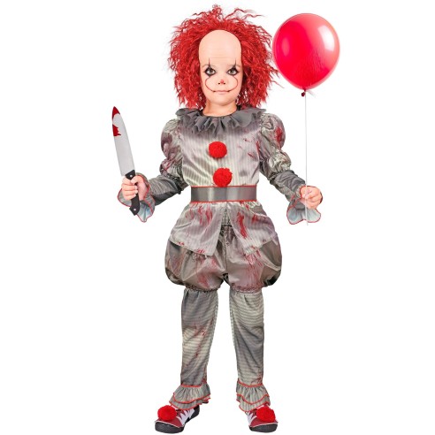 Déguisement clown tueur sanglant pour enfant costume de cirque