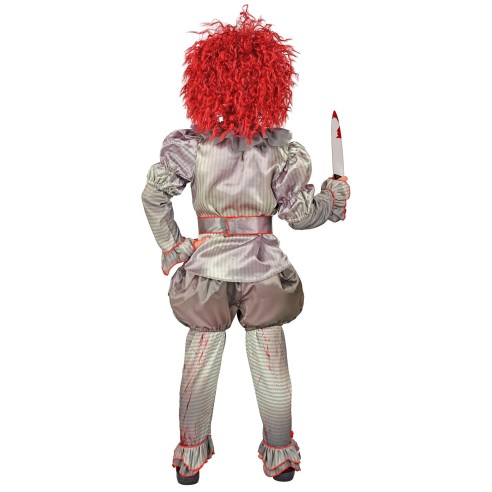 Déguisement clown tueur sanglant pour enfant costume de cirque
