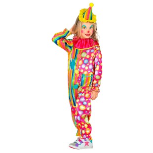 Déguisement clown multicolore pour enfant costume thème cirque 2