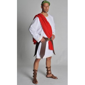 Location costume Grec blanc/rouge