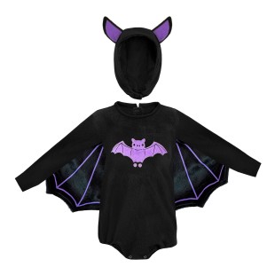 Déguisement baby chauve-souris pour enfant de 1 à 2 ans pour Halloween 2