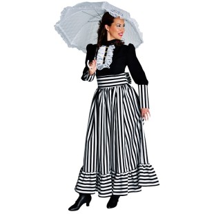 Location costume 1900 noir femme