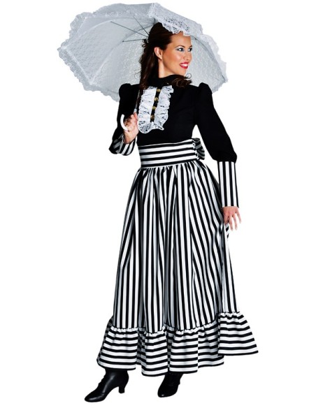Location costume 1900 noir femme