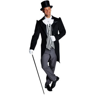 Location costume 1900 noir homme