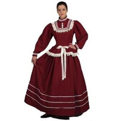 Location robe bordeaux 1900 femme