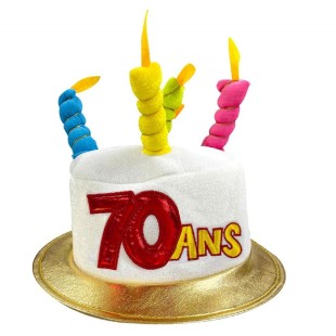 Chapeau anniversaire 70 ans
