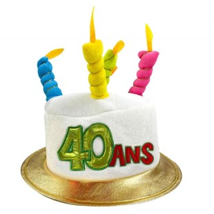 Chapeau anniversaire 40 ans