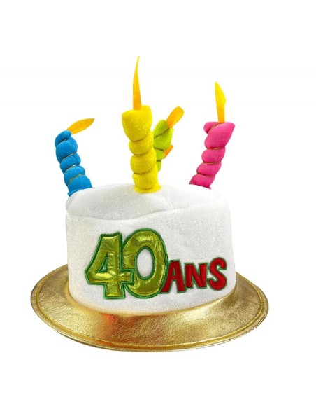 Chapeau anniversaire 40 ans