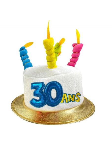 Chapeau anniversaire 30 ans
