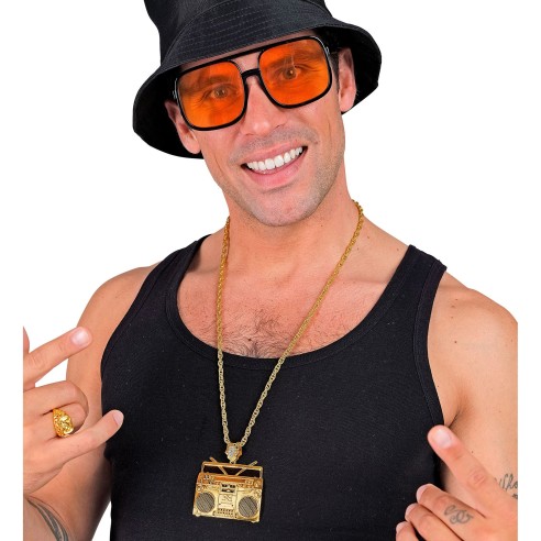 Collier or radio ghetto blaster bling bling