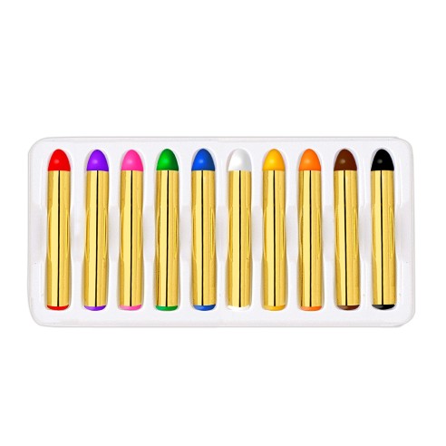 Boite de 10 crayons maquillage assortis