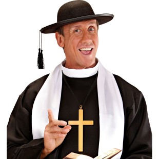 Collier croix de moine pour compléter un costume de religieux