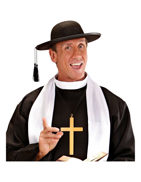 Collier croix de moine pour compléter un costume de religieux