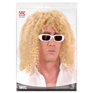 Perruque blonde frisée Michel Polnareff 2