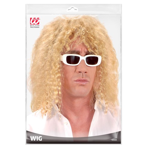 Perruque frisée blonde Michel Polnareff