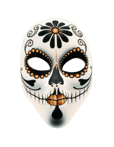 Masque sur le thème day of the dead jour des morts pour femme