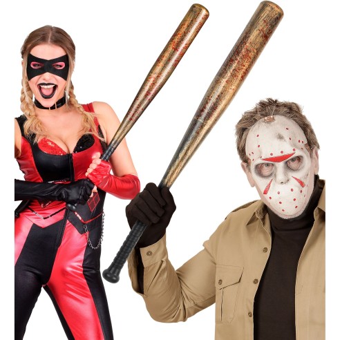 Batte de baseball tachée de sang arme pour adulte à Halloween
