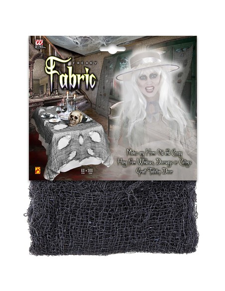 Tissu horreur troué pour décoration de table et salle à Halloween