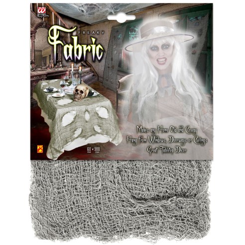 Tissu horreur troué pour décoration de table et salle à Halloween