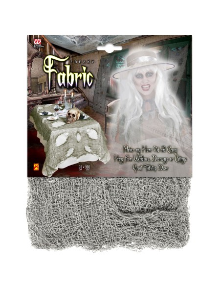 Tissu horreur troué pour décoration de table et salle à Halloween