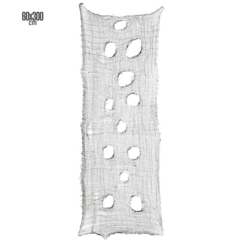 Tissu horreur troué pour décoration de table et salle à Halloween