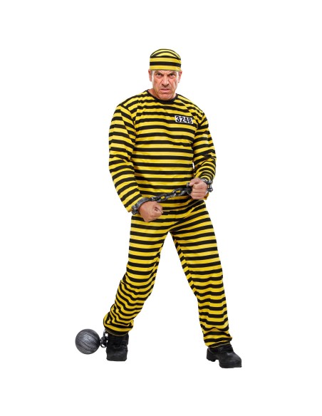 Boulet avec chaine pour déguisement de bagnard ou détenu américain