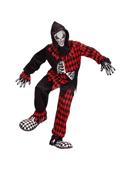 Déguisement de méchant joker pour enfant à Halloween chez Festimania