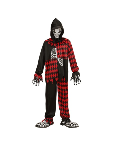 Déguisement de méchant joker pour enfant à Halloween chez Festimania
