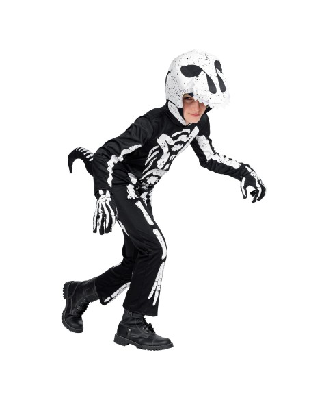 Déguisement de dinosaure t-rex squelette pour enfant chez Festimania