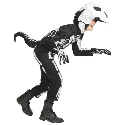 Déguisement de dinosaure t-rex squelette pour enfant chez Festimania