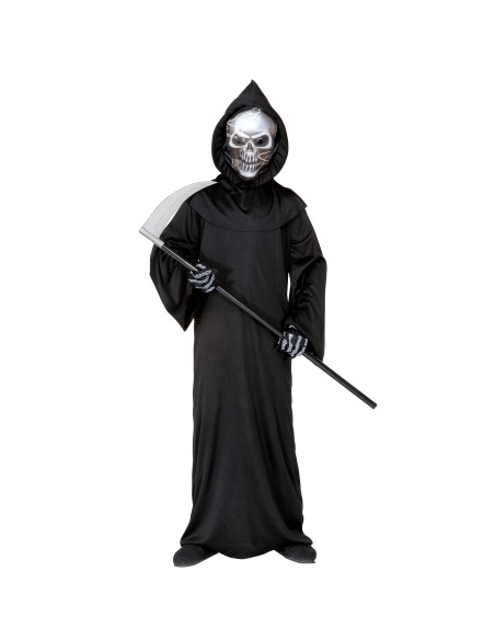 Costume de faucheuse de la mort pour garçon et fêter Halloween