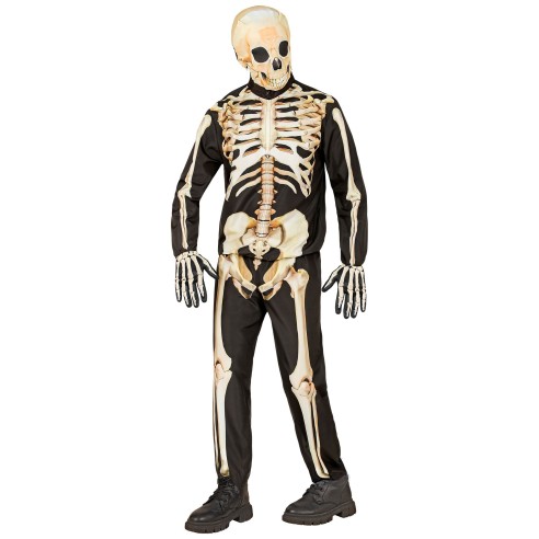 Déguisement combinaison de squelette pour garçon et fille à Halloween