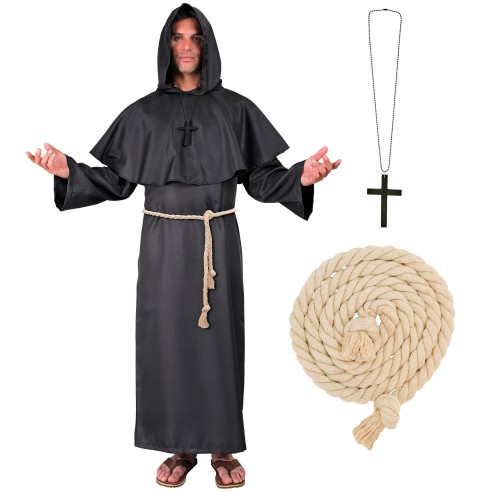 Déguisement de moine sombre pour adulte en vente chez Festimania