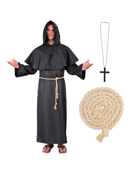 Déguisement de moine sombre pour adulte en vente chez Festimania